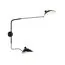 ST LUCE SL305.401.02 Светильник настенный ST-Luce Черный/Черный, Белый E27 2*60W