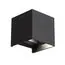 ST LUCE SL560.401.02 Светильник уличный настенный ST-Luce Черный/Черный LED 2*3W 4000K