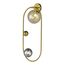ST LUCE SL1515.301.02 Светильник настенный ST-Luce Латунь/Янтарный,Дымчатый G9 2*5W 4000K