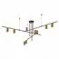 ST LUCE SL1206.402.09 Светильник потолочный ST-Luce Черный/Латунь GU10 9*7W