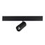 ST LUCE ST357.436.20 Магнитный трековый светильник ZOOM Черный LED 1*20W 3000K Lm Ra90 10-55° IP20 D60xH170