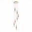 ST LUCE SL6111.203.07 Люстра подвесная ST-Luce Золотистый/Прозрачный LED 7*3W 3000K