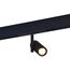 ST LUCE ST808.446.08 Магнитный трековый светильник Черный LED 1*8W 4000K 600Lm Ra>90 36° IP20 D42xH135 48VV