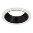 ST LUCE ST755.438.07 Светильник встраиваемый. Черный LED 1*7W 3000K 630Lm Ra80 120° IP20 D85xH45 100-240V