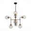 ST LUCE SL234.403.08 Люстра подвесная ST-Luce Черный, Золото/Прозрачный E27 8*40W