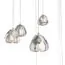 ST LUCE SL6017.101.13 Светильник подвесной ST-Luce Хром/Прозрачный с пузырьками воздуха LED 13*3W 3000K, изображение 6