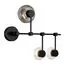 ST LUCE SL6005.401.03 Светильник настенно-потолочный ST-Luce Черный/Дымчатый, Прозрачный LED 3*3W 3000K