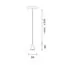 ST LUCE ST689.436.05 Магнитный трековый светильник Черный LED 1*5W 3000K Lm Ra>90 40° IP20 D80xH98 24V, изображение 5