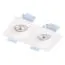 ST LUCE ST254.328.02 Светильник встраиваемый. из гипса Белый GU10 2*50W IP20 L200xW100xH45 180-240V Без ламп, изображение 2