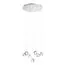 ST LUCE SL6017.101.07 Светильник подвесной ST-Luce Хром/Прозрачный с пузырьками воздуха LED 7*3W 3000K