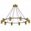 ST LUCE SL1215.403.10 Светильник подвесной ST-Luce Черный, Латунь/Латунь GU10 10*5W 4000K