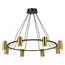ST LUCE SL1215.403.08 Светильник подвесной ST-Luce Черный, Латунь/Латунь GU10 8*5W 4000K