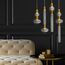 ST LUCE SL6117.203.02 Светильник подвесной ST-Luce Латунь/Золотой, Прозрачный LED 2*3W 3000K, изображение 3