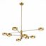 ST LUCE SL6504.302.08 Светильник потолочный ST-Luce Латунь/Латунь LED 8*5W 3000K