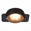 ST LUCE ST218.428.01 Светильник встраиваемый. Черный GU10 1*50W  IP20 D78xH30 165-265V Без ламп