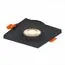 ST LUCE ST205.418.01 Светильник встраиваемый. Черный GU10 1*50W  L94xW94xH27 220V Без ламп
