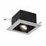 ST LUCE ST250.148.01 Светильник встраиваемый. Черный GU10 1*50W  L126xW126xH70 220V Без ламп
