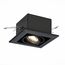 ST LUCE ST250.448.01 Светильник встраиваемый. Черный GU10 1*50W  L126xW126xH70 220V Без ламп