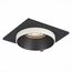 ST LUCE ST206.418.01 Светильник встраиваемый. Черный GU10 1*50W  L92xW92xH38 220V Без ламп, изображение 2