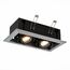 ST LUCE ST250.148.02 Светильник встраиваемый. Черный GU10 2*50W  L245xW126xH70 220V Без ламп