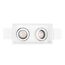 ST LUCE ST262.518.02 Светильник встраиваемый. Белый GU10 2*50W IP20 L91,5xW17,2xH5,2 220V Без ламп