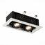 ST LUCE ST250.548.02 Светильник встраиваемый. Черный GU10 2*50W  L245xW126xH70 220V Без ламп