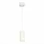 ST LUCE ST600.533.10 Светильник подвесной Zoom Белый LED 1*10W 3000K 1 000Lm Ra>80 15-60° IP20 D59xH130 170-