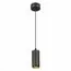 ST LUCE ST600.433.10 Светильник подвесной Zoom Черный LED 1*10W 3000K 1 000Lm Ra>80 15-60° IP20 D59xH130 170
